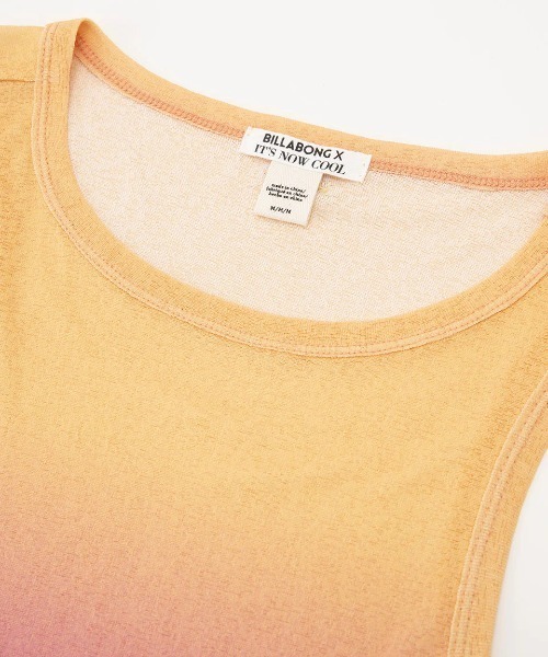 BILLABONG(ビラボン)の「【BILLABONG/ビラボン】24SS 【IT’S NOW COOL】 OCASO TANK DRESS/グラデーションシアーワンピース(ワンピース・レディース・オレンジ・MEDIUM)」の6枚目の写真
