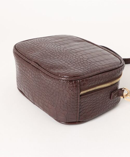 GORGE（ゴージ）の「《クロコ調×2WAY》レディース アレグロBAG ショルダー＆ハンドバッグ コンパクト 春夏秋冬（ショルダーバッグ・レディース・ブラック/グリーン/ブラウン・F）」の6枚目の写真