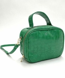 《クロコ調×2WAY》レディース アレグロBAG ショルダー＆ハンドバッグ コンパクト 春夏秋冬