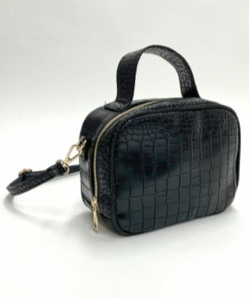 GORGE（ゴージ）の「《クロコ調×2WAY》レディース アレグロBAG ショルダー＆ハンドバッグ コンパクト 春夏秋冬（ショルダーバッグ・レディース・ブラック/グリーン/ブラウン・F）」の2枚目の写真