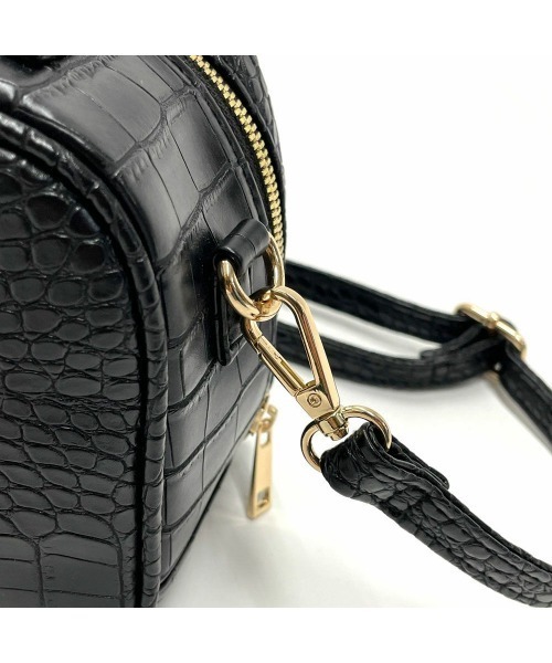 GORGE（ゴージ）の「《クロコ調×2WAY》レディース アレグロBAG ショルダー＆ハンドバッグ コンパクト 春夏秋冬（ショルダーバッグ・レディース・ブラック/グリーン/ブラウン・F）」の12枚目の写真