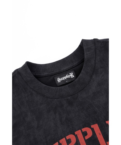 SUPPLIER VINTAGE DTC CROSS TEE Tシャツ ブラック Tシャツ｜DTC Cross Tee｜SUPPLIER（Tシャツ/カットソー
