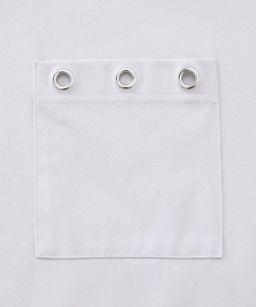 kOhAKU（コハク）の「【機能素材】『ハトメアシメカットソー』（Tシャツ/カットソー・レディース・ブラック/ライトグレー・FREE）」の8枚目の写真