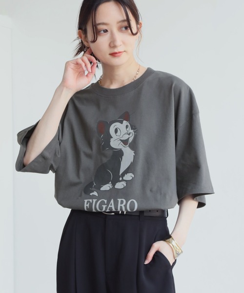 Disney(ディズニー)の「【Disney/ディズニー】 ミッキー アートワーク ヴィンテージ加工 半袖 Tシャツ(Tシャツ/カットソー・メンズ・ブラック系2/ブラック系4/ブラック系/ブラック系1/ブラック系3・L/M/LL)」の5枚目の写真