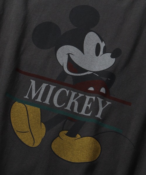 Disney(ディズニー)の「【Disney/ディズニー】 ミッキー アートワーク ヴィンテージ加工 半袖 Tシャツ(Tシャツ/カットソー・メンズ・ブラック系2/ブラック系4/ブラック系/ブラック系1/ブラック系3・L/M/LL)」の17枚目の写真