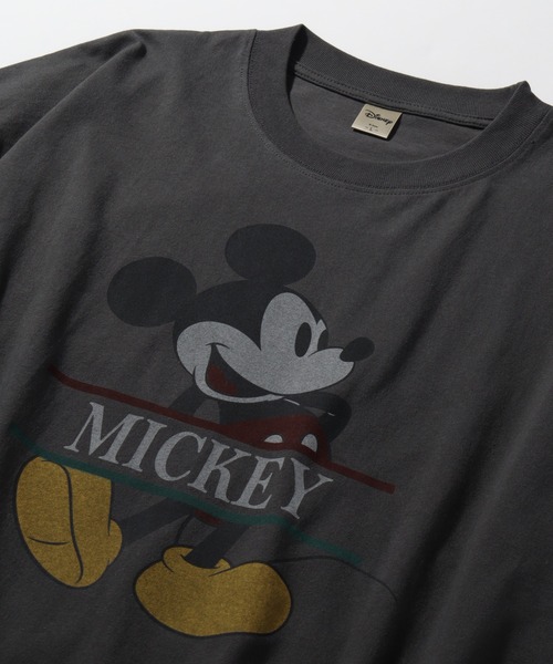 Disney(ディズニー)の「【Disney/ディズニー】 ミッキー アートワーク ヴィンテージ加工 半袖 Tシャツ(Tシャツ/カットソー・メンズ・ブラック系2/ブラック系4/ブラック系/ブラック系1/ブラック系3・L/M/LL)」の18枚目の写真