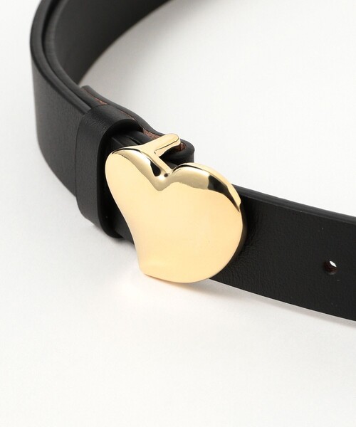 Demi-Luxe BEAMS(デミルクス ビームス)の「LEFIJE / Tresor ハートバックル ベルト(ベルト・レディース・ブラック・75)」の2枚目の写真