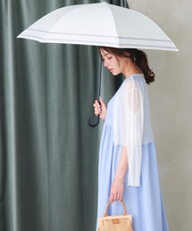 macocca（マコッカ）の「完全遮光 UVカット率100% 晴雨兼用 軽量スリム ジャンプ傘 makez. マケズ 2本ライン 親骨58cm（長傘）」