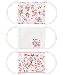 SPECIAL PRODUCT DESIGN(スペシャルプロダクトデザイン)の子供用ガーゼマスク3P マイメロディ おやつタイム SK(マスク)