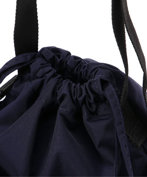 MHL.（エムエイチエル）の「WASHED NYLON（ショルダーバッグ・レディース・グレー/ネイビー系1・FREE）」の7枚目の写真