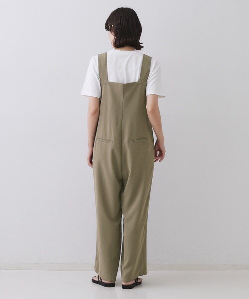 OPAQUE.CLIP（オペークドットクリップ）の「イージーサロペット【洗濯機洗い可】（サロペット/オーバーオール・レディース・ブラック/ブラウン系その他・40/38/42）」の17枚目の写真