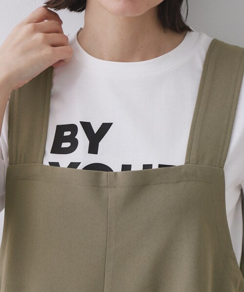 OPAQUE.CLIP（オペークドットクリップ）の「イージーサロペット【洗濯機洗い可】（サロペット/オーバーオール・レディース・ブラック/ブラウン系その他・40/38/42）」の16枚目の写真