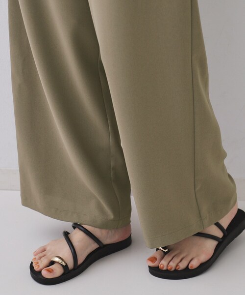 OPAQUE.CLIP（オペークドットクリップ）の「イージーサロペット【洗濯機洗い可】（サロペット/オーバーオール・レディース・ブラック/ブラウン系その他・40/38/42）」の13枚目の写真