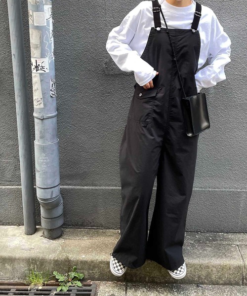 CANAL JEANキャナルジーンRCWサロペットブラック