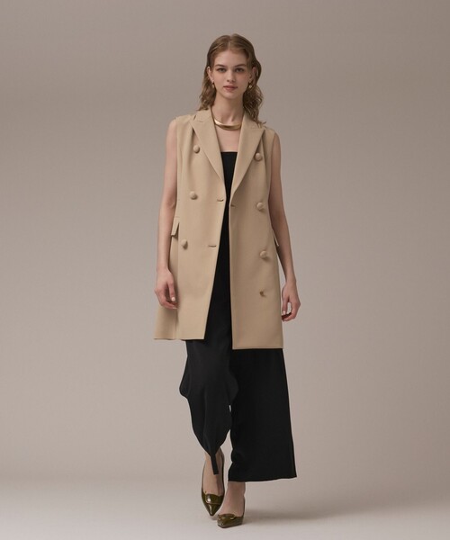 GRACE CONTINENTAL（グレースコンチネンタル）の「テーラードワンピース（ワンピース・レディース・ブラック/ベージュ・38/36）」の10枚目の写真