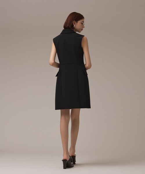 GRACE CONTINENTAL（グレースコンチネンタル）の「テーラードワンピース（ワンピース・レディース・ブラック/ベージュ・38/36）」の6枚目の写真