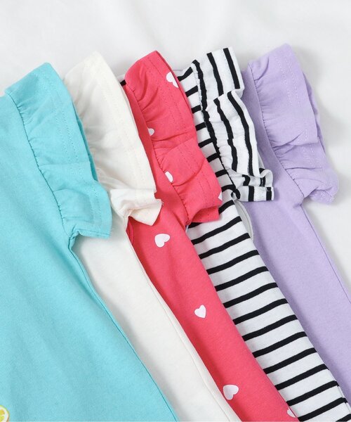 apres les cours（アプレレクール）の「アソートモチーフ・ポケットTシャツ（Tシャツ/カットソー・キッズ・ローズ/アイボリー/その他2/ラベンダー/ミント・80/90/100/110/120/130/140）」の15枚目の写真