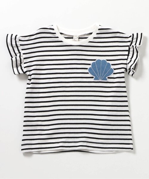 apres les cours（アプレレクール）の「アソートモチーフ・ポケットTシャツ（Tシャツ/カットソー・キッズ・ローズ/アイボリー/その他2/ラベンダー/ミント・80/90/100/110/120/130/140）」の16枚目の写真