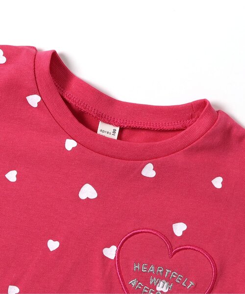 apres les cours（アプレレクール）の「アソートモチーフ・ポケットTシャツ（Tシャツ/カットソー・キッズ・ローズ/アイボリー/その他2/ラベンダー/ミント・80/90/100/110/120/130/140）」の18枚目の写真