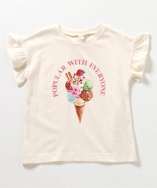 apres les cours（アプレレクール）の「アソートモチーフ・ポケットTシャツ（Tシャツ/カットソー・キッズ・ローズ/アイボリー/その他2/ラベンダー/ミント・80/90/100/110/120/130/140）」の21枚目の写真