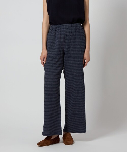 Steven Alan（スティーブンアラン）の「＜Steven Alan＞クレープ チェック イージーパンツ（その他パンツ・レディース・ベージュ/ネイビー・S/M）」の22枚目の写真