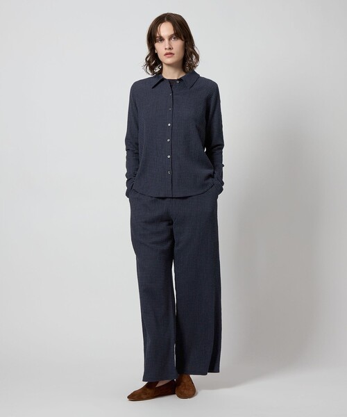steven alan チェックパンツ　美品 セール】＜Steven Alan＞クレープ チェック イージーパンツ