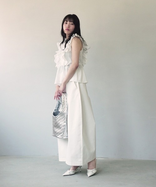セール】【O'fmus】ラッフルフレアトップス ofmw25s063（その他