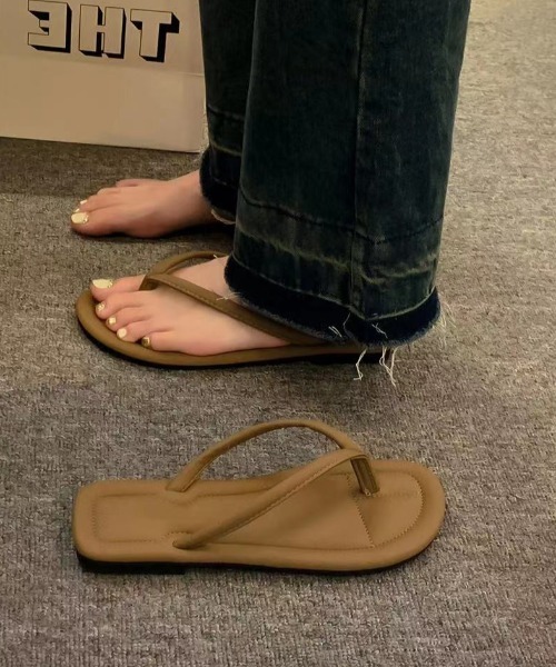 Ritzy（リッツィー）の「クリップトゥ フラットトングサンダル ビーチサンダル（サンダル・レディース・ホワイト/ベージュ/シルバー/ブラック・23/23.5/24/24.5/25）」の18枚目の写真