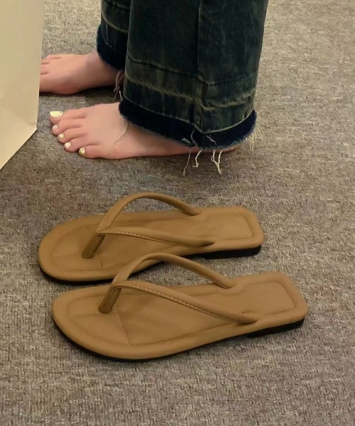 Ritzy（リッツィー）の「クリップトゥ フラットトングサンダル ビーチサンダル（サンダル・レディース・ホワイト/ベージュ/シルバー/ブラック・23/23.5/24/24.5/25）」の17枚目の写真