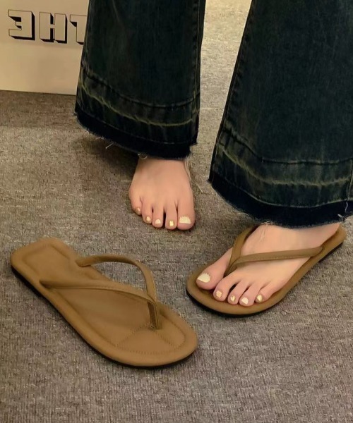 Ritzy（リッツィー）の「クリップトゥ フラットトングサンダル ビーチサンダル（サンダル・レディース・ホワイト/ベージュ/シルバー/ブラック・23/23.5/24/24.5/25）」の15枚目の写真