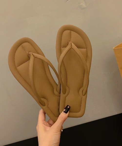 Ritzy（リッツィー）の「クリップトゥ フラットトングサンダル ビーチサンダル（サンダル・レディース・ホワイト/ベージュ/シルバー/ブラック・23/23.5/24/24.5/25）」の12枚目の写真