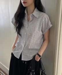 Vipoa | roll up check shirt(シャツ/ブラウス)