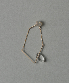 スエッジチェーン コンビ ピアス（ピアス（両耳用））｜ete（エテ）の