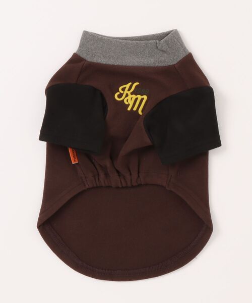 KRIFF MAYER（クリフメイヤー）の「【犬服･ストレッチ･着脱簡単】DOGもちのびT(ロゴ)（ペットウェア・レディース・ダークブラウン/レッド/グレー/カラフル/ブラック/ナチュラル/ダークブルー・SMALL/XX-LARGE/X-LARGE/LARGE/MEDIUM）」の10枚目の写真