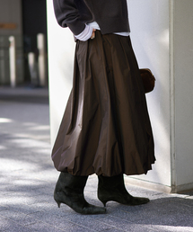 イエナ ロングスカート 定価2.4万 フレア 光沢 大人可愛い 黒 L. イエナ ロングスカート 定価2.4万 フレア 光沢 大人可愛い 黒 L