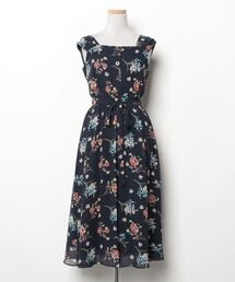 【新品】【未使用】Mystrada 花柄 ノースリーブワンピース セール/ブランド古着】花柄ノースリーブワンピース（ワンピース