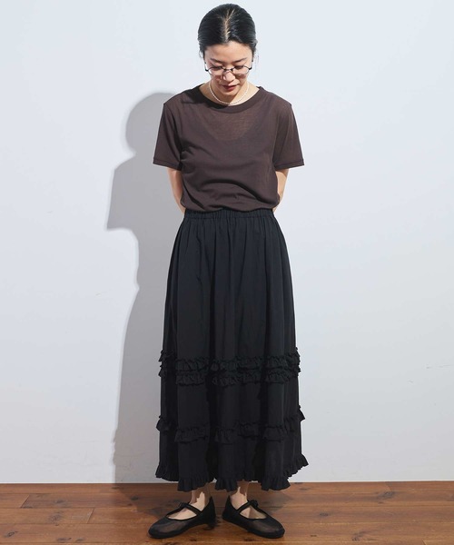 figlondon DECO skirt グレー　レア fig London（フィグロンドン）の「DECO skirt（スカート）」 - WEAR