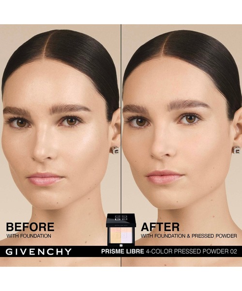 GIVENCHY BEAUTY(ジバンシイ ビューティー)の「プリズム・リーブル・プレストパウダー(フェイスパウダー・レディース・No.00 オパルセント・チュール/No.04 アシッド・シフォン/No.03 ローズ・ヴェイル/No.02 ホワイト・サテン/No.01 パステル・シフォン・FREE)」の17枚目の写真