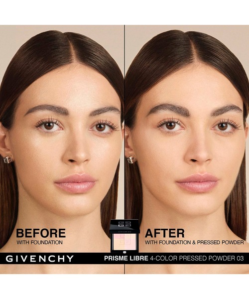 GIVENCHY BEAUTY(ジバンシイ ビューティー)の「プリズム・リーブル・プレストパウダー(フェイスパウダー・レディース・No.00 オパルセント・チュール/No.04 アシッド・シフォン/No.03 ローズ・ヴェイル/No.02 ホワイト・サテン/No.01 パステル・シフォン・FREE)」の19枚目の写真