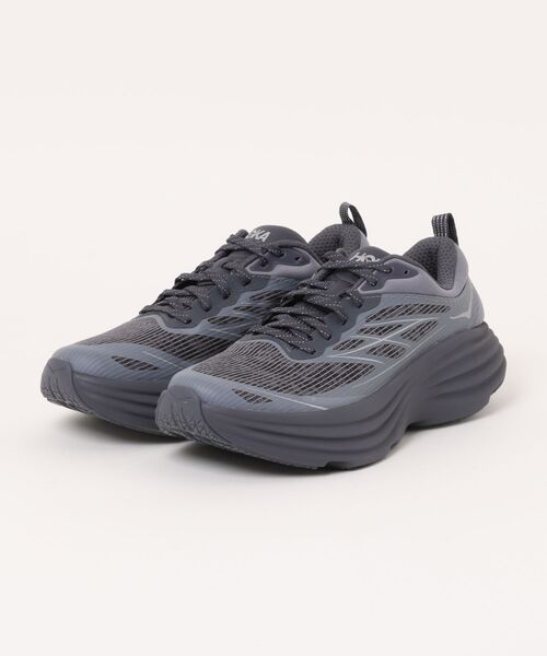 HOKA(ホカ)の「BONDI 8 TS CAGED 1155391-CYG(スニーカー・メンズ・グレー・28.0cm/27.5cm/27.0cm/26.5cm/26.0cm/28.5cm/29.0cm/25.5cm/25.0cm)」の8枚目の写真