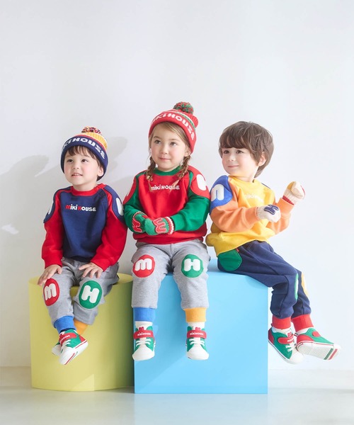 MIKI HOUSE（ミキハウス）の「ロゴトレーナー（スウェット・キッズ・レッド系その他/イエロー/レッド系その他4・120cm/110cm/100cm/90cm/80ｃｍ/130cm）」の4枚目の写真