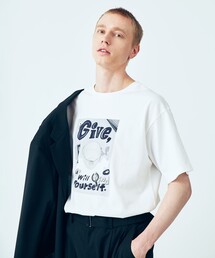 【Chocomoo×ADAM ET ROPE 】PRINT TEE