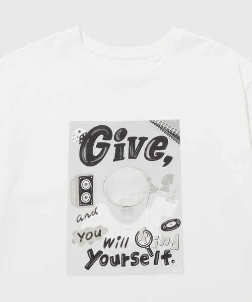 ADAM ET ROPE'（アダムエロペ）の「【Chocomoo×ADAM ET ROPE 】PRINT TEE（Tシャツ/カットソー・メンズ・ホワイト・FREE）」の6枚目の写真