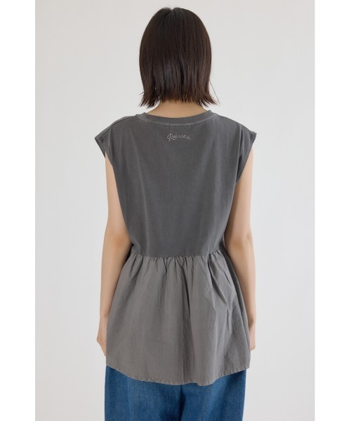 RODEO CROWNS WIDE BOWL（ロデオクラウンズワイドボウル）の「ピグメント切替フレアタンクトップ（タンクトップ・レディース・ミント/オフホワイト/ライトピンク/ブラック・FREE）」の17枚目の写真