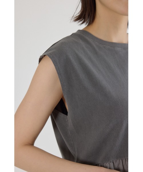 RODEO CROWNS WIDE BOWL（ロデオクラウンズワイドボウル）の「ピグメント切替フレアタンクトップ（タンクトップ・レディース・ミント/オフホワイト/ライトピンク/ブラック・FREE）」の20枚目の写真