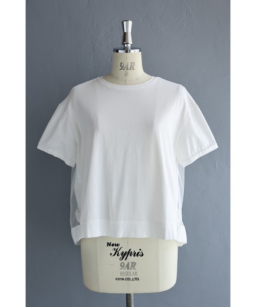 cawaii（カワイイ）の「（黒）後ろ下がりベールのTシャツトップス（Tシャツ/カットソー・レディース・ブラック/ダークグレー/ホワイト・FREE）」の18枚目の写真