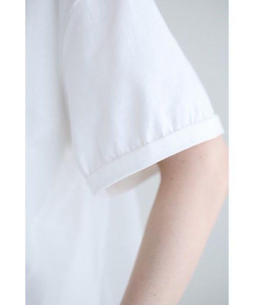 cawaii（カワイイ）の「（黒）後ろ下がりベールのTシャツトップス（Tシャツ/カットソー・レディース・ブラック/ダークグレー/ホワイト・FREE）」の21枚目の写真