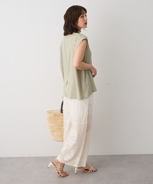 CRAFT STANDARD BOUTIQUE（クラフトスタンダードブティック）の「レースパッチワークパンツ（その他パンツ・レディース・アイボリー/ブラック・FREE）」の18枚目の写真