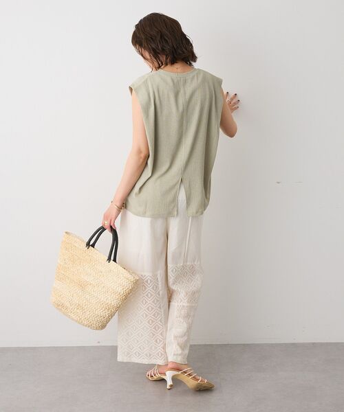 CRAFT STANDARD BOUTIQUE（クラフトスタンダードブティック）の「レースパッチワークパンツ（その他パンツ・レディース・アイボリー/ブラック・FREE）」の20枚目の写真