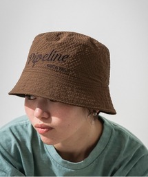 OFFSHORE（オフショア）の「CLASSIC PIPE LINE LOGO BUCKET HAT/サッカー生地バケットハット（ハット・レディース）」
